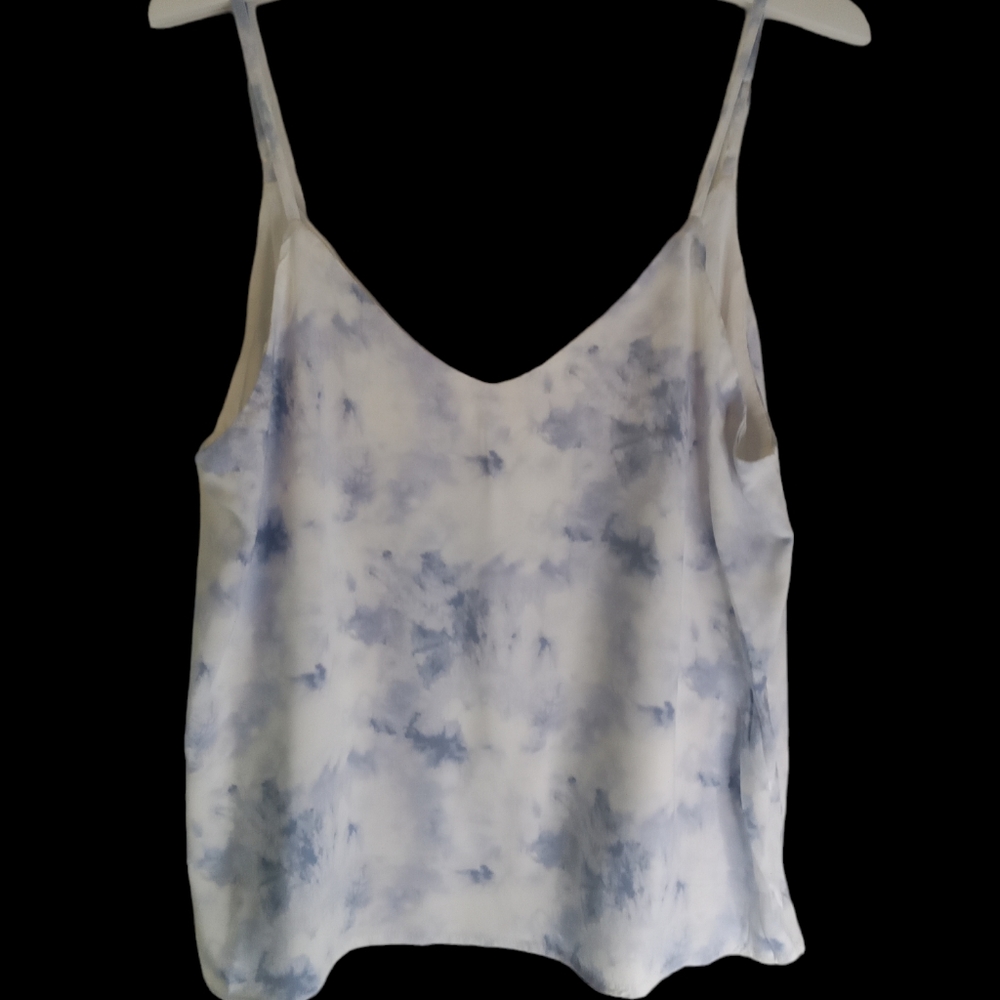 DOUBLE ZERO BLUE TIE-DYE L CAMISOLE BLUE/WHITE LINING - Picture 4 of 8